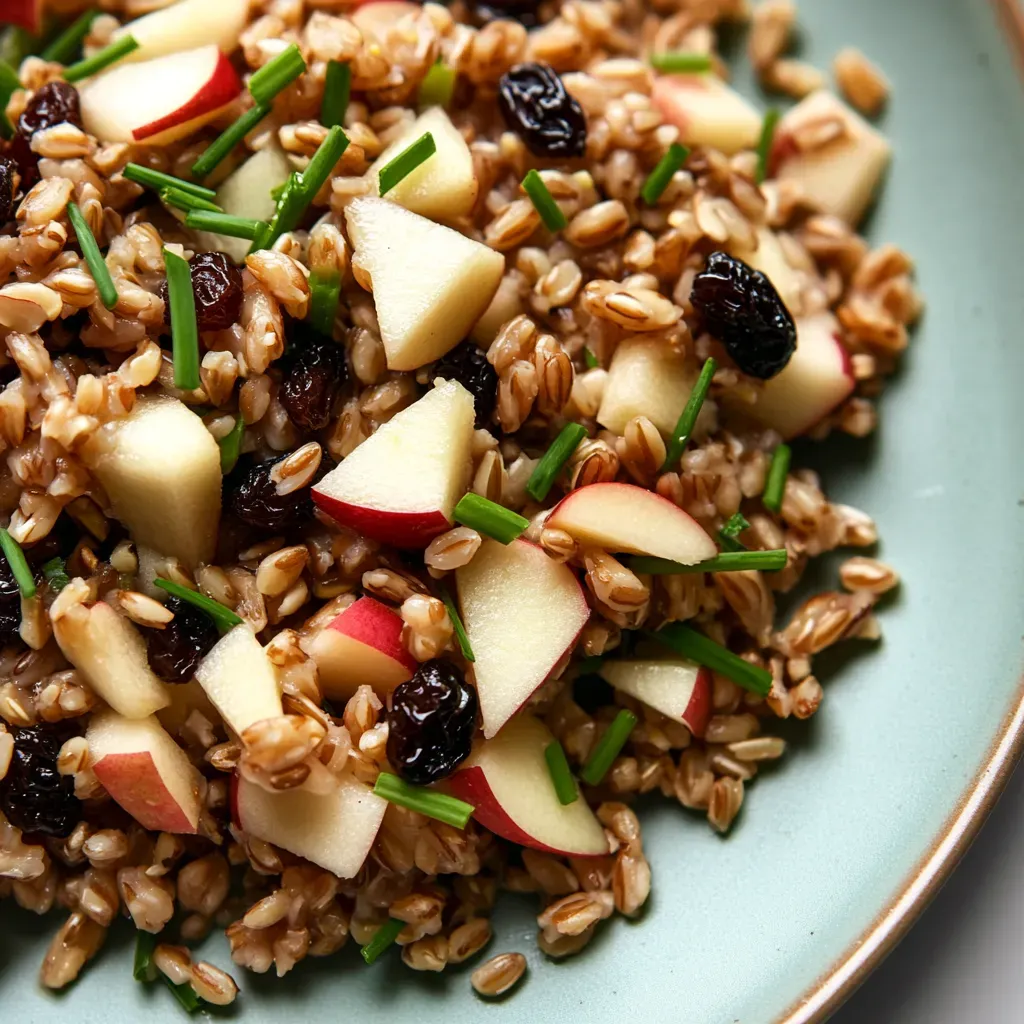 Plate of rice and fruit.