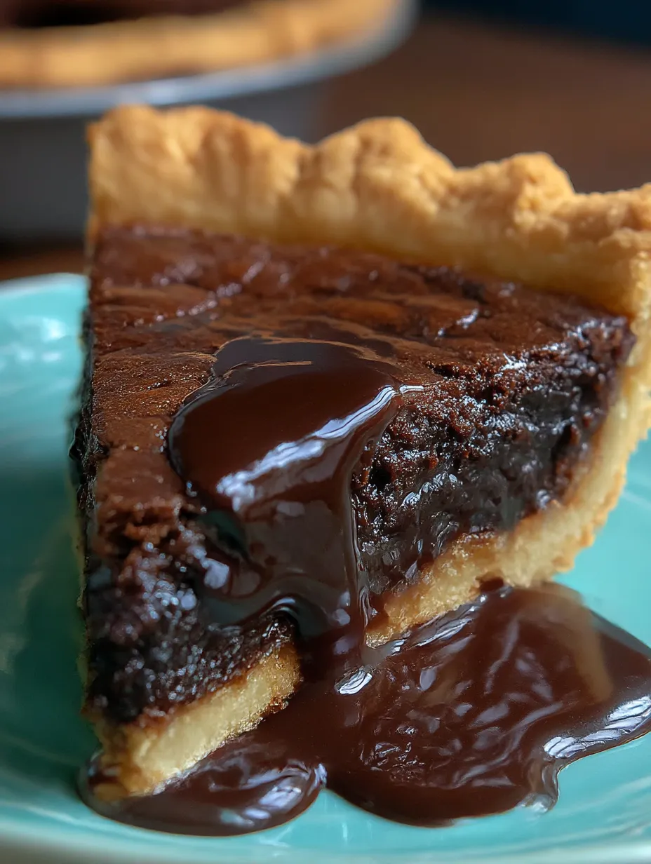 Una porción de delicioso pastel de chocolate con chocolate derretido.